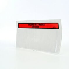 3M™ PLE-T4顶部印刷背胶文件袋, 5-1/2 英寸 × 10英寸, 每箱1000个