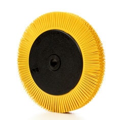 Scotch-Brite™ 小旋风研磨刷 BB-ZB, 8 英寸 x 1 英寸 x 1-1/4 英寸, 80 with Flange, 2 个/箱