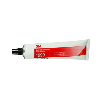 3M™ 1099黄褐色腈高性能塑料胶粘剂，5盎司管，每箱36管