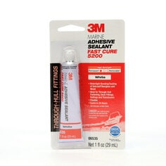 3M™ 船舶粘接剂密封胶5200FC（快速固化），PN06535，白色，1盎司管，12件/箱