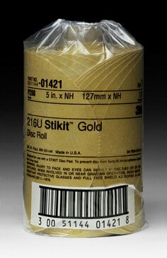 3M™ Stikit™ 金砂纸碟卷, PN 01421