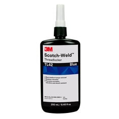 3M™ Scotch-Weld™ 蓝色螺纹锁固胶TL42, 每瓶250 毫升, 每箱2瓶