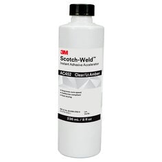 3M™ Scotch-Weld™ 速干胶促进剂 AC452, 琥珀色, 每瓶8液体盎司, 每箱4瓶