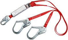 3M™ PROTECTA® PRO™ Pack缓冲包式100%系挂减震安全绳1340180，红色，6英尺（1.8米），1 件, Personal Safety, 产品图片