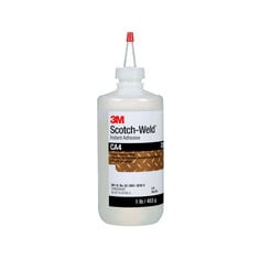 3M™ Scotch-Weld™ 透明速干胶CA4, 每瓶1磅, 每箱1瓶