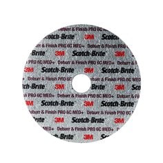 Scotch-Brite™ 去毛刺和抛光用PRO卷紧砂轮，6英寸 × 1/2英寸 × 1英寸，6C MED+，每箱4件