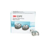 3M™ ESPE™ 不锈钢预制临时牙冠, E-LR-6, 2个每盒