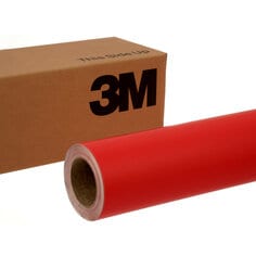 3M包装膜1080-M13哑光红色，60英寸x 25码（1.52米x 23米）