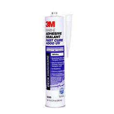 3M™ 4000白色快固型防紫外线混合密封胶，PN06580，每桶1/10加仑，每箱12件