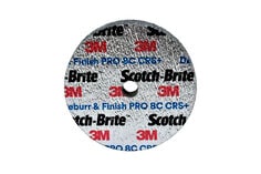 Scotch-Brite™ 去毛刺和抛光用PRO卷紧砂轮, 3 英寸 × 1/4 英寸 × 1/4 英寸, 8C CRS+, 每箱10件