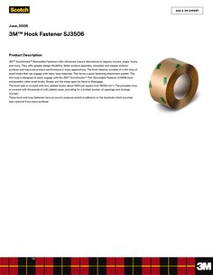 3M™ Hook Fastener SJ3506(EN)