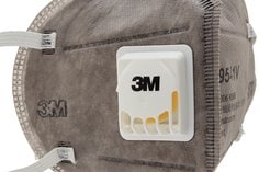 3M™ Particulate Respirator 9542A/9541V, 1 EA/Bag, 20 Bag/Box, 10 Box/Case, 3M™ 活性炭防颗粒物口罩 9541V 1个/包，20包/盒，10盒/箱
