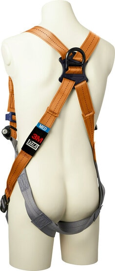 3M™ DBI-SALA® ExoFit™ Lite 全身式安全带 1103591, 旋钮调节, 橙色, M号, 20 个/箱