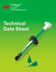 3M™ Filtek™ Bulk Fill  Flowable Restorative Technical Data Sheet(英文版)