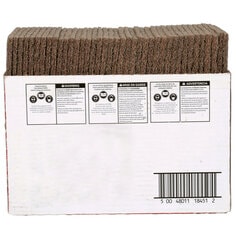 Scotch-Brite™ Heavy Duty Hand Pad 7440B, A/O Medium, Tan, 6 in x 9 in