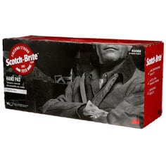 Scotch-Brite™ General Purpose Hand Pad 7447B, A/O Very Fine, Maroon, 6 in x 9 in