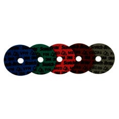 A Scotch-Brite™ Precision Surface Conditioning Discs, PN-DH, 5 in x 7/8 in