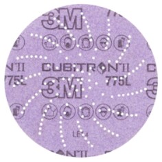 3M Xtract™ Cubitron™ II 清洁薄膜砂碟 775L, 5 in
