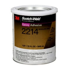 3M™ Scotch-Weld™ Epoxy Adhesive, 2214, grey, 1 qt. (950 ml)