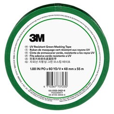 3M™ 抗紫外线绿色遮蔽胶带  48 mm x 55 m, 24 捲/箱