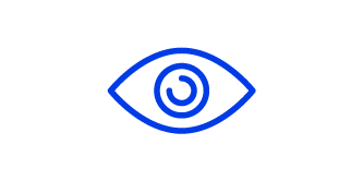 Icon of an eye representing aesthetics
