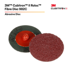 3M™ Cubitron™ Roloc™ II 纤维砂碟 (钢纸磨片) 982C, Image 01