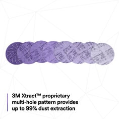 3M Xtract™ Cubitron™ II 薄膜砂碟 775L, 图像 02