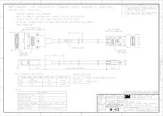 3M™ Camera Link 工业相机线缆组件, MDR/SDR, 1Mx26-xFxx 系列 技术规格书