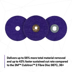 3M™ Cubitron™ 3 纤维砂碟 1187C, Image 05