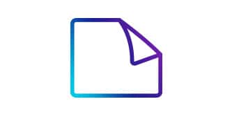 蓝紫色渐变剥落图标表示3M™ Envision™环保型可打印贴纸PL50mC易于移除