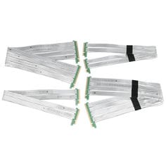 3M™ 双轴 PCI Express 跳线组件 Gen 5.0 8KFx 和 8KGx 系列, 半折