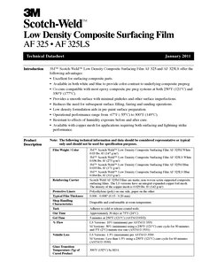 3M™ Scotch-Weld™低密度复合材料表面处理膜AF325