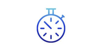 blue gradient timer icon