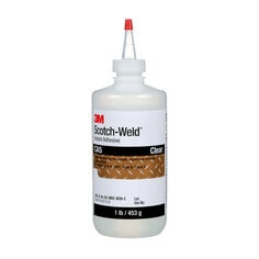 3M™ Scotch-Weld™ 透明速干胶CA5, 每瓶1磅, 每箱1瓶