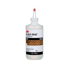 3M™ Scotch-Weld™ 透明速干胶CA4, 每瓶1磅, 每箱1瓶
