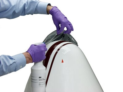 3M™ Polyurethane Protective Boot SJ8663HS adhesive-backed polyurethane for exact-fitting protection.