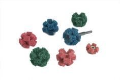 Standard Abrasives™ 抛光和混合交叉抛光 HS 725007, 1 英寸 × 3/8 英寸 × 2 层 × 8-32 A MED, 每箱500盒, 每盒50件
