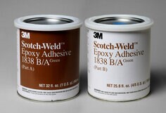 3M™ Scotch-Weld™ 环氧胶, 1838, 绿， 1夸脱，6件/箱