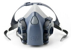 3M™ 7501硅质半面具（小号），每箱10个