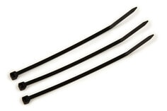 3M™ 线缆扎带 CT4BK18-C, 黑色, 4英寸, 100 根/包