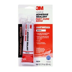 3M™ 船舶粘接剂密封胶5200FC（快速固化），PN05220，白色，3盎司管，6件/箱