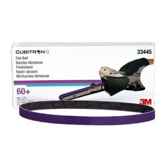 3M™ Cubitron™ II 砂带，33445，12.7毫米 x 457.2毫米，60+，每箱5盒，每盒10条